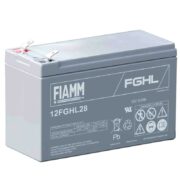 Batteria al piombo Fiamm, 12V, 7.2Ah, 151 x 65 x 95mm, Maximum of +25°C - VARIO 12FGHL28