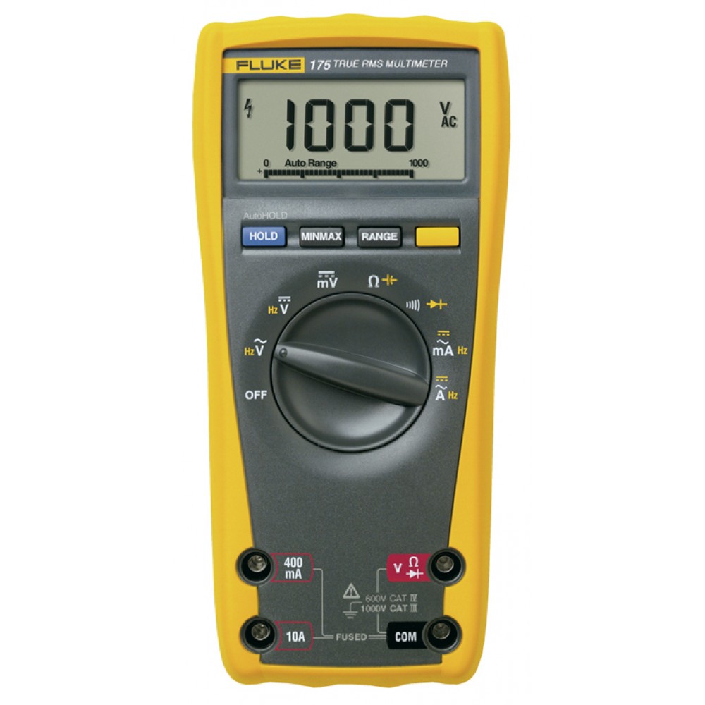 Fluke 175 Multimetro Trms,1000V,10A Ac/Dc 6000Pt - VARIO FLUKE-175 EGFID