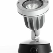 Faretto Led Giardino, Koala 1537, 50-230 V, GU10 in argento metallico - DISANO 43181500