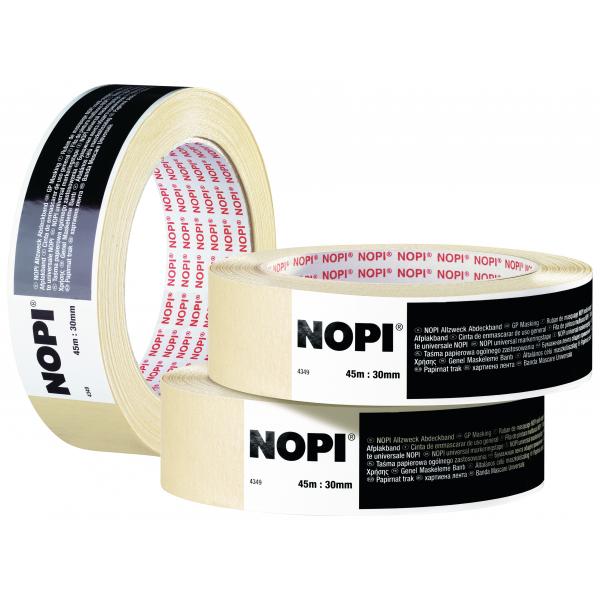 Tesa Nastro Carta Edilizia, NOPI, 19 mm, 50 Metri - VARIO 04349-00000-00