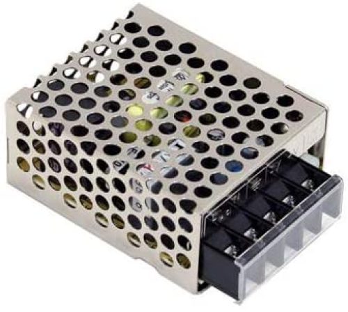 Meanwell Alimentatore Switching RS-15-24, 15W, ingresso 120 370 V dc, 85 264 V ac, uscita 24V cc - VARIO ET4835