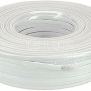 Scame Matassa Cavo Telefonico Piatto, 4 Poli, Nero (100 METRI) - VARIO -100T-180.921