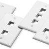 Mach Power Placca 503 Bianca Per 1 Keystone - VARIO NW-FP503-1WH