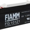 Batteria al piombo Fiamm, 6V, 1.2Ah, 97 x 24 x 59mm - VARIO FG10121