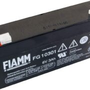 Batteria al piombo Fiamm, 6V, 3Ah, 134 x 34 x 67mm, -20 +50°C - VARIO FG10301