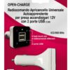 Bravo Open Charge Telecomando Universale Autoapprendimento per presa accendisigari 12 V con 2 porte USB (1,5 A) - VARIO 90502175