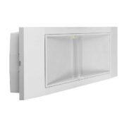 Lampada Emergenza LED, 11W, 8 ore di autonomia, 130 Lumen, IP40, parete o incasso - BEGHELLI 1499L