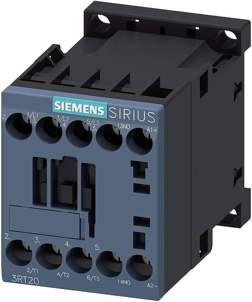 Contattore di potenza, AC-3 9 A, 4 kW / 400 V 1 NO, DC 24 V a 3 poli, grandezza - SIEMENS 3RT20161BB41