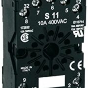 Zoccolo Undecal per il fissaggio a vite o su profilato omega da 35mm dei relè LV2E... CSP2E... attacchi a vite - LOVATO 31S11
