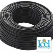 Cavo Elettrico FS17, Unipolare Isolante, Impianti Elettrici, Case, Imprese Edili, 450/750 V, 1 x 25 mm, Nero (100 METRI) - ICEL 100MT-C0008001102