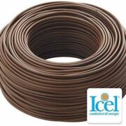 Cavo Elettrico FS17, Unipolare Isolante, Impianti Elettrici, Case, Imprese Edili, 450/750 V, 1 x 25 mm, Marrone (100 METRI) - ICEL 100MT-C0008102102