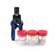 Kit Valigetta Pinza 98-155 E Connettori Rj45 Tecnologia Passante - ALPHA ELETTRONICA 98-155KP