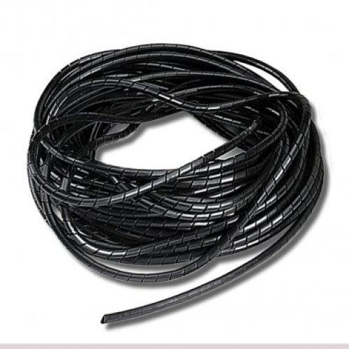 Guaina Spiralata Ø 9÷50 mm, Nero, Matassa 25 metri - ELEMATIC SP 9N