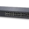 4Power GSW-2401 Nero 1U Switch 24 Porte 10-100-1000 - 4POWER GSW-2401