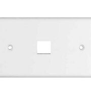 Placca 503 Bianca Per 1 Keystone Orizzontale 4Net - 4POWER PL503W1O