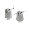 Portalampada E27 in ceramica - LAMPO A7010/10C