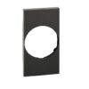 Cover Living Now Torcia Estraibile Articolo K4380 E Prese Standard Tedesco 2 Moduli, Nero - BTICINO KG04
