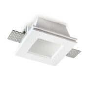 Faretto da Incasso Gesso Vetro H. 63 mm - LAMPO DIKCG/60/V