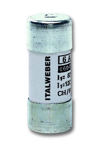 Fusibile Cilindrico 22 x 58 mm Tipo: CH22 Curva: gG Corrente 63A Tensione 690V - ITALWEBER 1441063