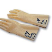 Guanti Isolanti in lattice GI 20 classe 2 Max tensione di utilizzo 17,5kV Taglia 10 - ITALWEBER 1910000
