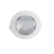 Faro a Incasso Diametro 230mm 2xE27 Bianco, HALL-BI - LAMPO HALL/BI