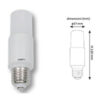 Lampada LED Tubolare E27 11W 3000K - LAMPO CO11WBC