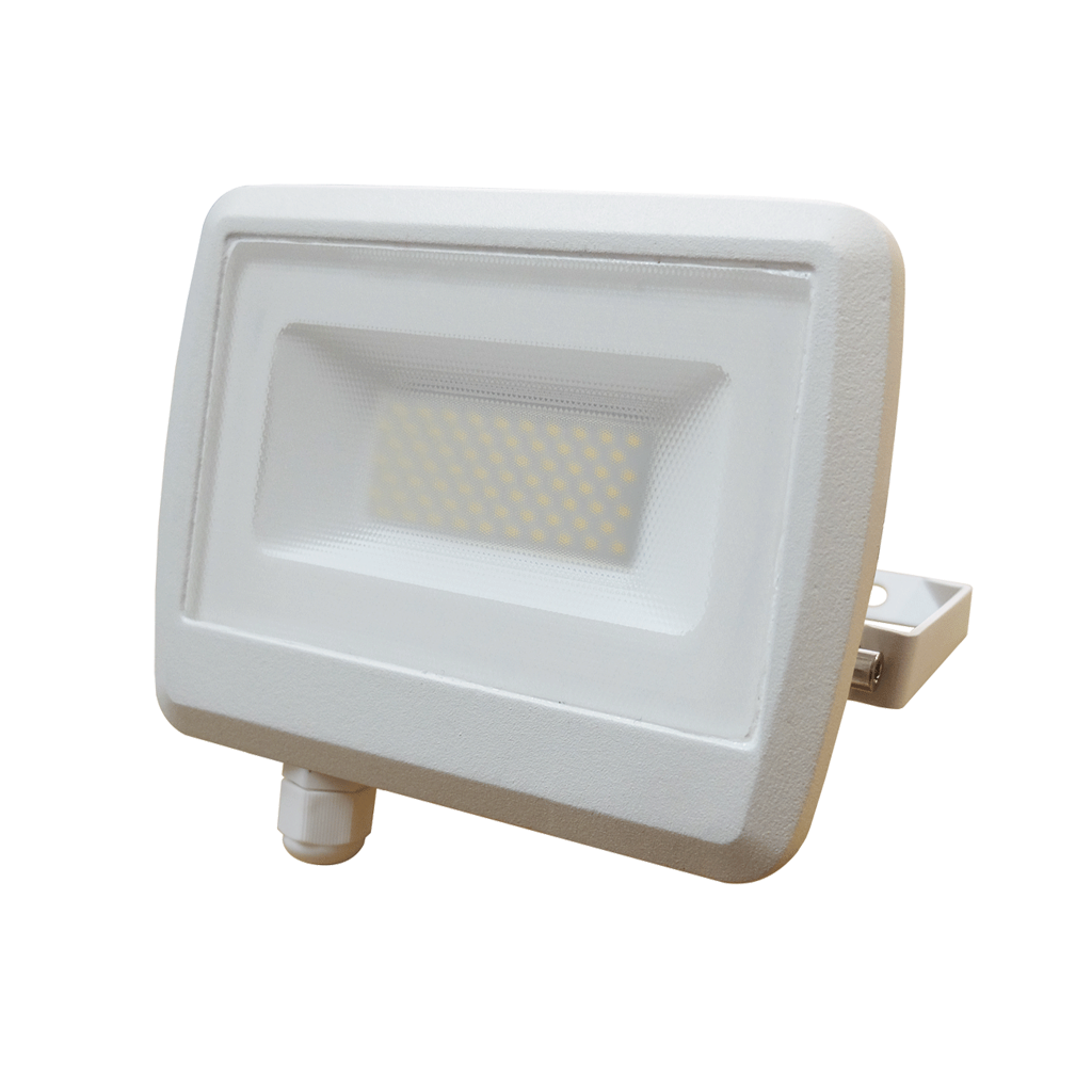Proiettore Faro, Flat, Bianco, 30W, 4000K, IP65 - LAMPO FATEK30WBIBN