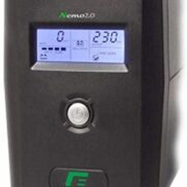 Elsist Gruppo di Continuità Nemo, Line-Interactive, Protezione PC Stampanti, Workstation, Pannello LCD, Autonomia 10' Minuti (800 VA) - NAICON NEMO2.0 80