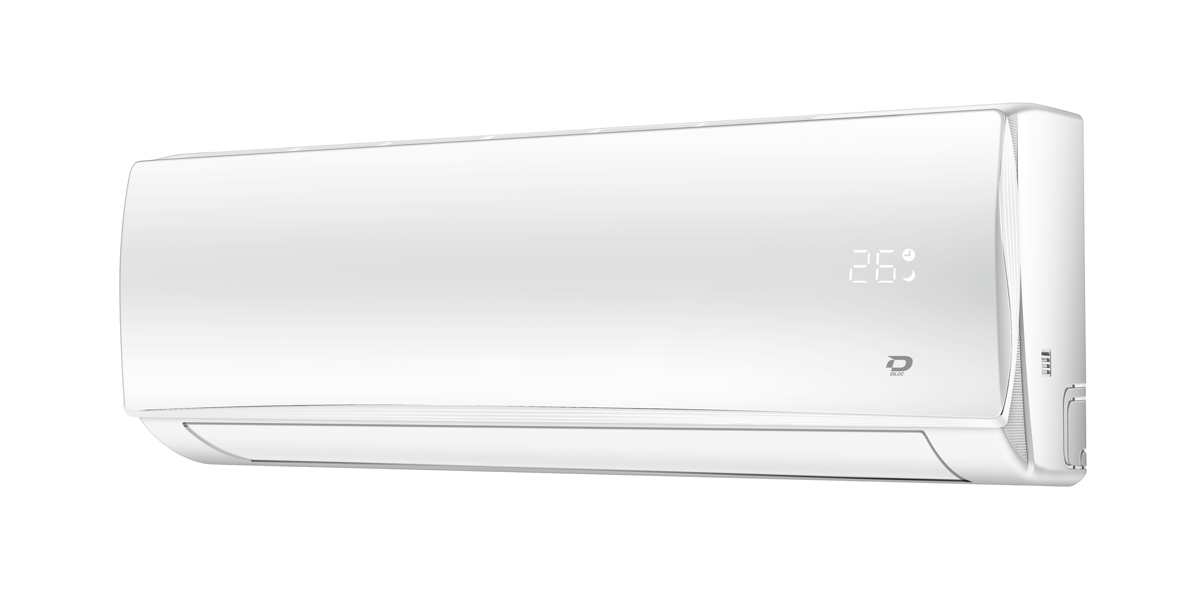 Diloc Condizionatore Split Wifi OASI, Climatizzatore 12000 BTU, 3,4 Kw, 22 Db, 550 m3/h, R32, compatibile con Alexa e Google Assistant, Classe A+++ - NAICON D.OASI12000