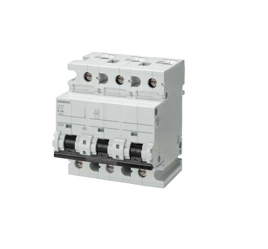 Interruttore Automatico Miniaturizzato 400 V 10 Ka, 3 Poli, C, 100 A, P=70 Mm - SIEMENS 5SP43917