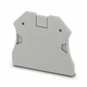 Piastra Terminale, lunghezza 47 mm, larghezza 2,2 mm, altezza 39,8 mm, colore grigio - PHOENIX 3047028