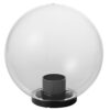 Lampada Sfera Lampione Acrilico 21W Attacco E27 Diametro 30 cm, Trasparente - MARECO 1080301T