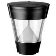 Lampione Chone FBT per esterno, 20W, Nero - MARECO 1019101N