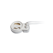 Portalampade per lampade circolari, Cavetti 27cm - LAMPO W0122