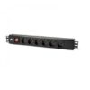Canalina Alimentazione 6 Prese Interruttore Luminoso - 4POWER MP900406ILAS