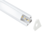 Profilo in alluminio angolare con diff.opaco + 2 tappi chiusi+1 tappo con foro+ 4 clips lunghezza, 2 Metri - LAMPO PRKITANG