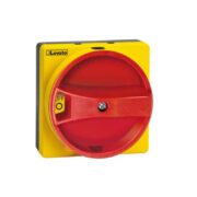 Maniglia Lucchettabile Bloccoporta , Rosso/Giallo, IP65, per GA - LOVATO GAX61