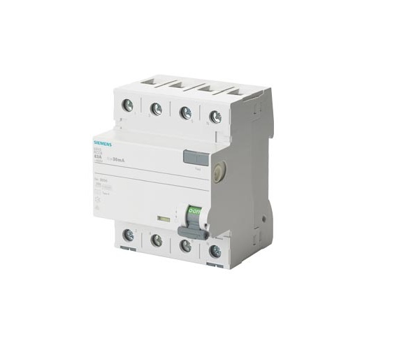 Interruttore Automatico Differenziale, A 4 Poli, Tipo A, In: 40 A, 300 Ma, Un Ac: 400 V - SIEMENS 5SV36446