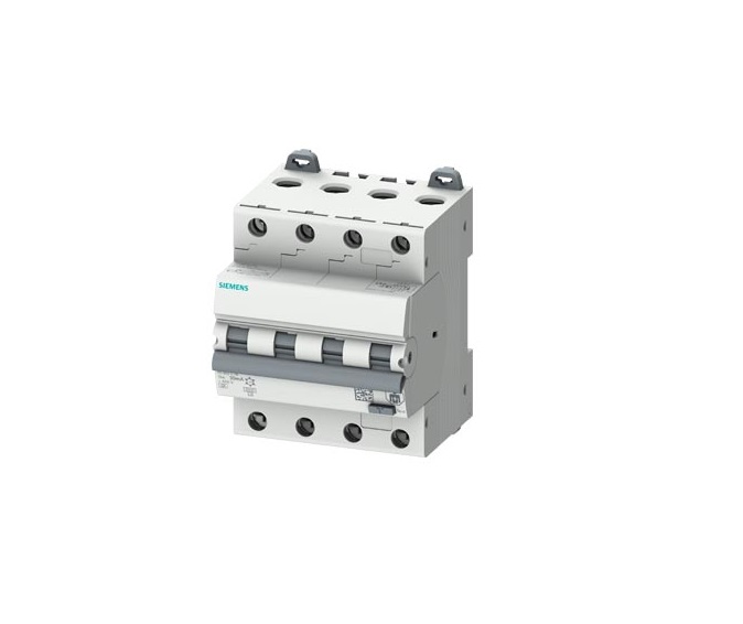 Interruttore Magnetotermico Differenziale Rcbo, 6 Ka, 4P Tipo A, 300 Ma, C-Char, In: 20 A Un: 400 V - SIEMENS 5SU16467FP20
