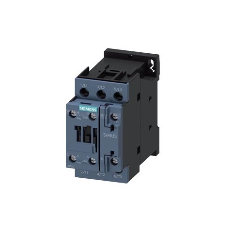 Contattore di potenza, AC-3 25 A, 11 kW / 400 V 1 NO + 1 NC, AC 110 V, 50 Hz, a 3 poli, grandezza costruttiva S0 morsetto a vite - SIEMENS 3RT20261AF00