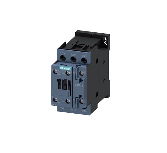 Contattore Potenza, AC-3 25 A, 11 kW / 400 V 1 NO + 1 NC, 230 V AC, 50 / 60 Hz, 3 poli, Grandezza S0, Morsetto a vite - SIEMENS 3RT20261AL20