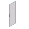 Alpha 630 Universal, Porta Ip55, Porta Trasparente (Esecuzione Semplice) Ral7035, A=1200, B=600 - SIEMENS 8GK95057KK23
