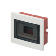 Centralino Incasso Bianco Portello Fumè 8 Moduli - ELETTROCANALI EC63008B
