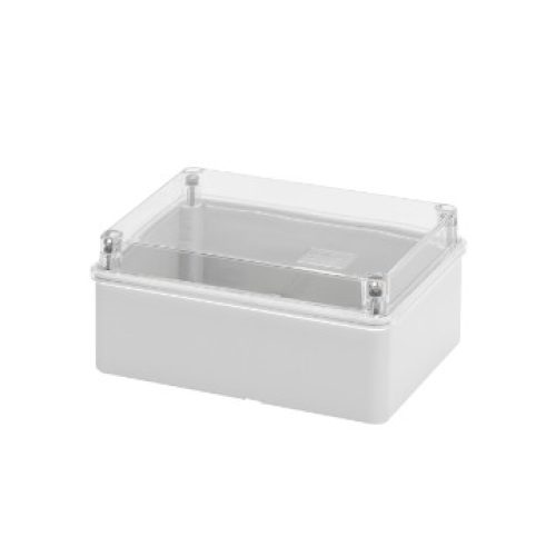 Cassetta Derivazione Coperchio basso trasparente, Pareti Lisce, IP56, Dimensioni interne 150x110x70 mm - GEWISS GW44426