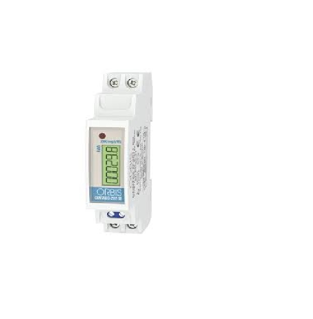 Contax D 2511 So Contatore Monofase Energia Attiva, 1 Modulo, 25A, Inserzione Diretta, Display Digitale, Lampeggio Led 0.5Wh/Imp - ORBIS OB701100