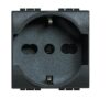 Living International Presa 2P+T 16A 250 Va.c, Bipasso e Shuko - BTICINO L4140/16-
