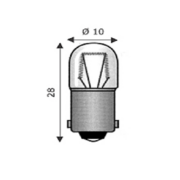 Lampada Incandescenza BA9S 220V 10x28 mm - WIMEX 4101138