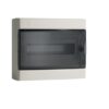Centralino 12 Moduli Portella Fumè Pablo Ip40 Design Bianco Ip40 Dsg 12 W - BOCCHIOTTI B04084