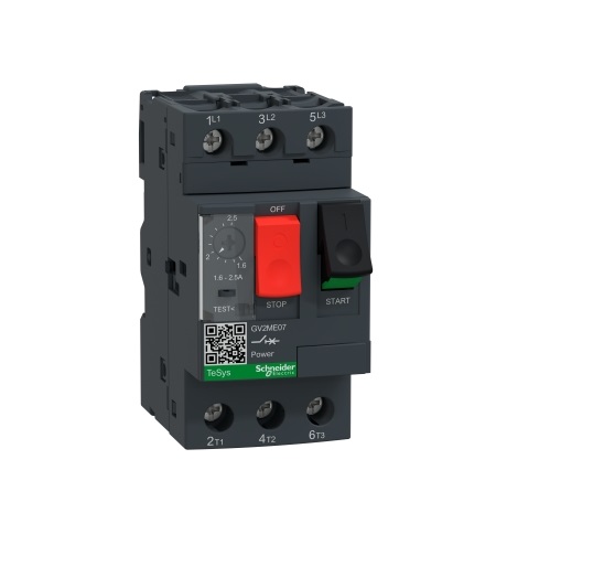 Interruttore Automatico Tesys Gv2 Magnterm Pulsante 1,6-2,5A Viti Serrafilo - SCHNEIDER GV2ME07