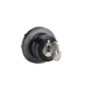 Testa Commutatore Ø29Mm Plastica Ghiera Cromata Leva Nera Chiave Ronis 8R1 - SCHNEIDER KBA1S